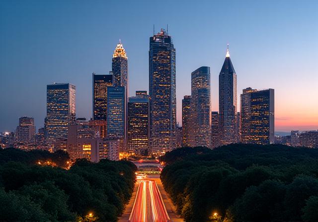 Skyscrapers of Atlanta representing the legal jurisdiction of the company